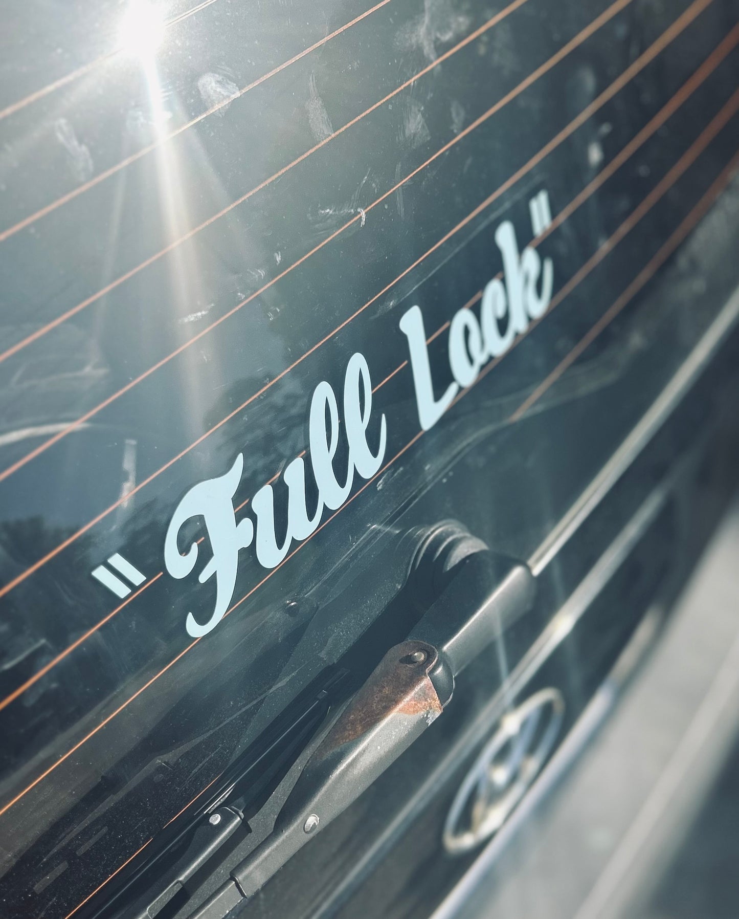 "Full Lock" Sticker Small